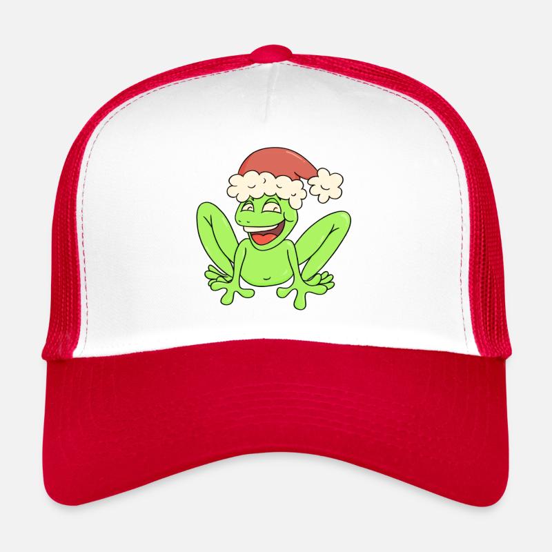 Joyeux Noël Grenouille Casquette trucker 