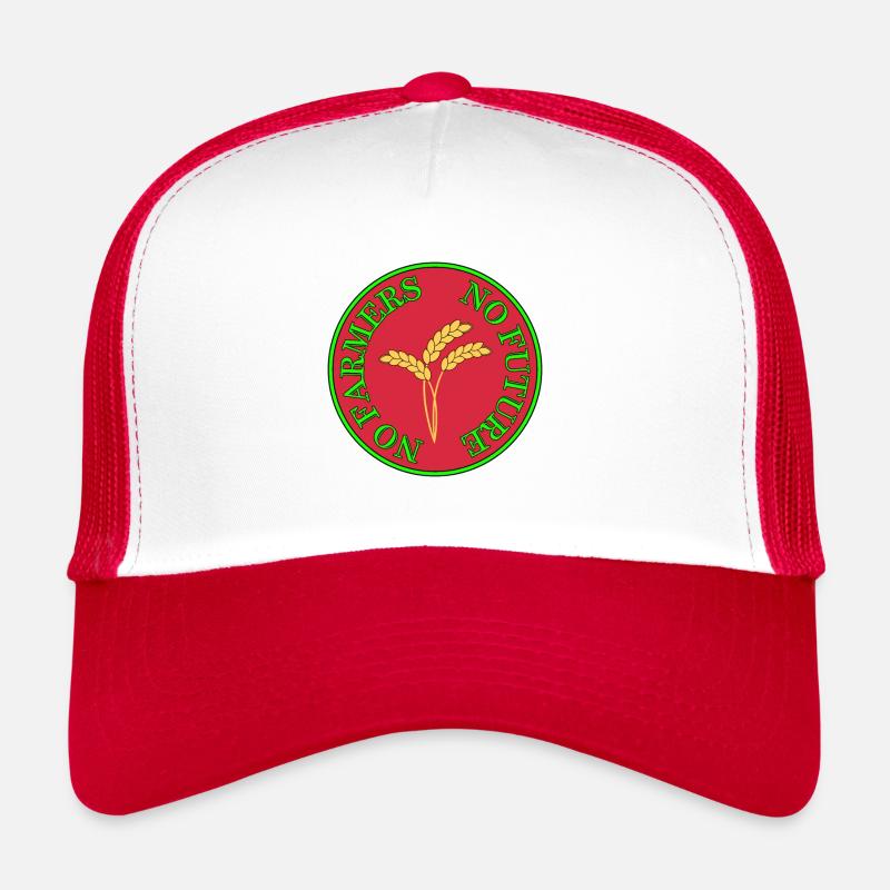 No Farmers, no future. Protest Slogan Peasant Protest Trucker Cap