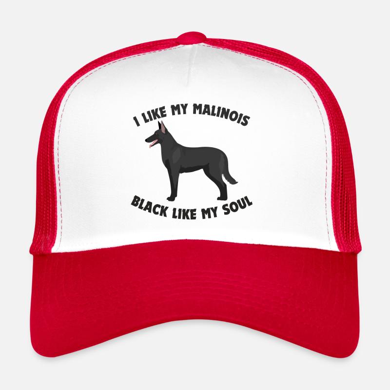 Malinois noir | Malinois noir belge Casquette trucker 