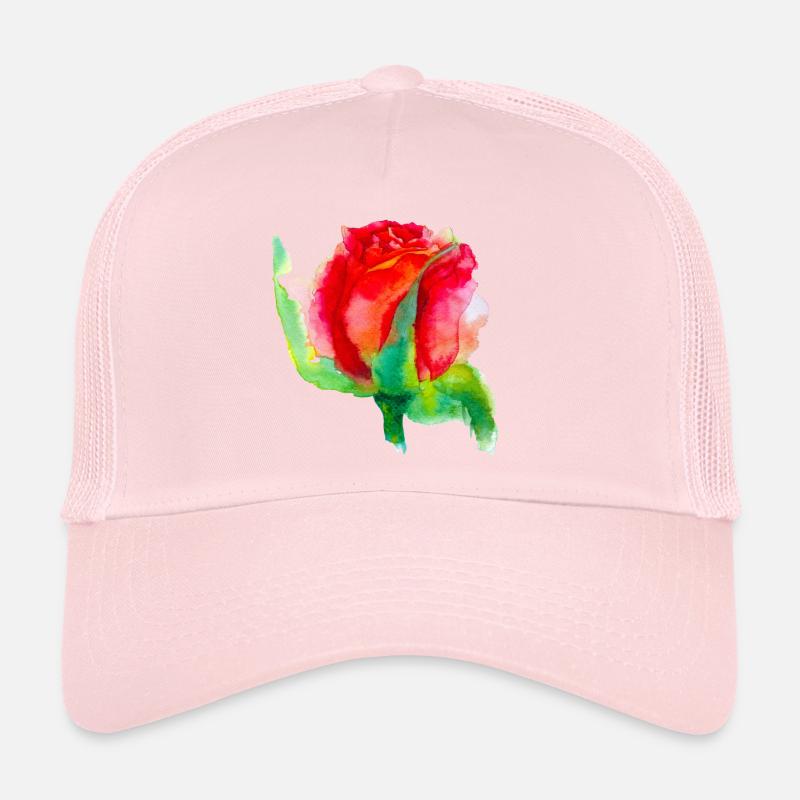 schöne Blume "Rosa" Trucker Cap