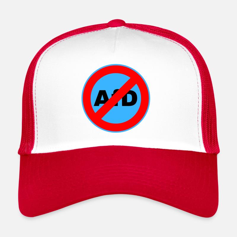AFD ABWÄHLEN! - Trucker Cap - Weiß/Rot