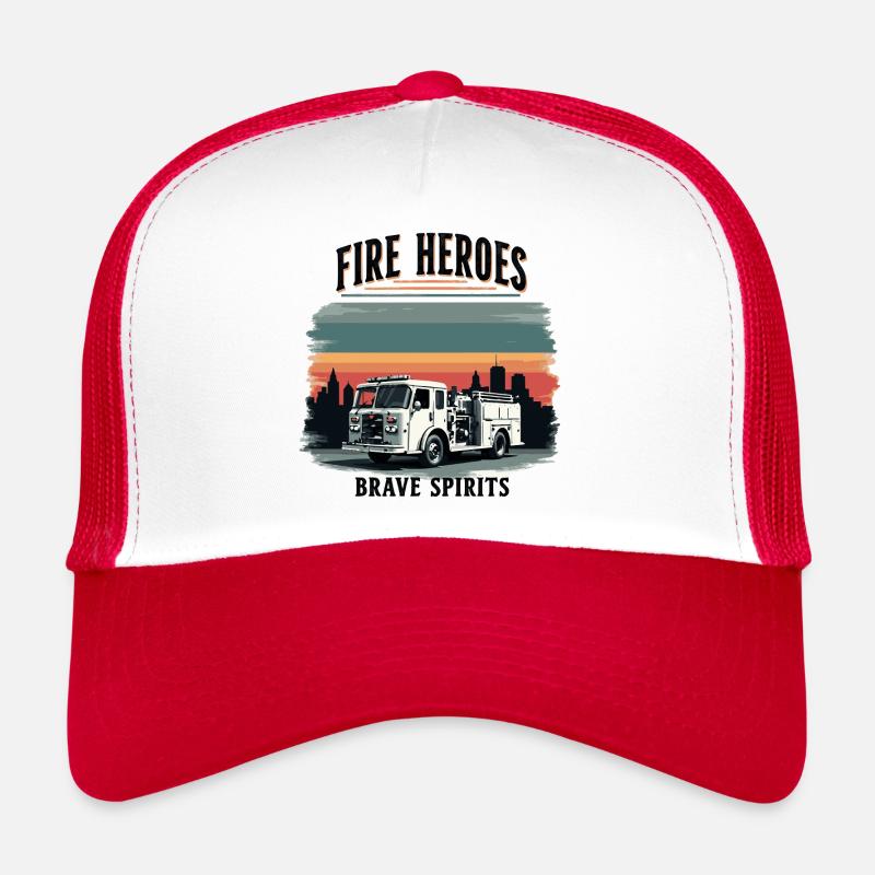 Fire Heroes – Esprits courageux Casquette trucker 