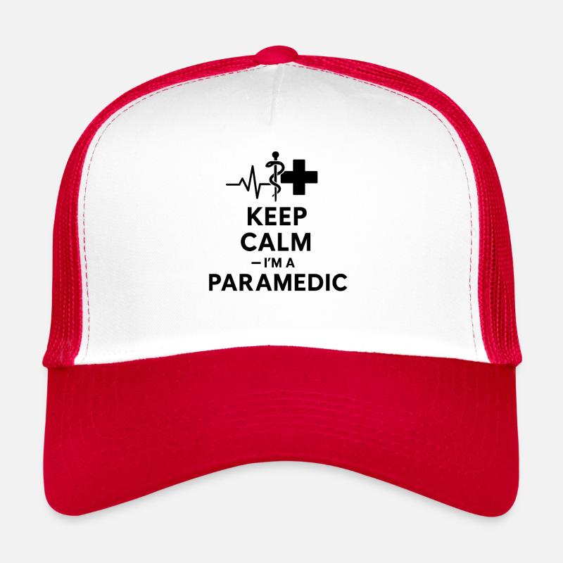Keep Calm Paramedic Trucker Cap