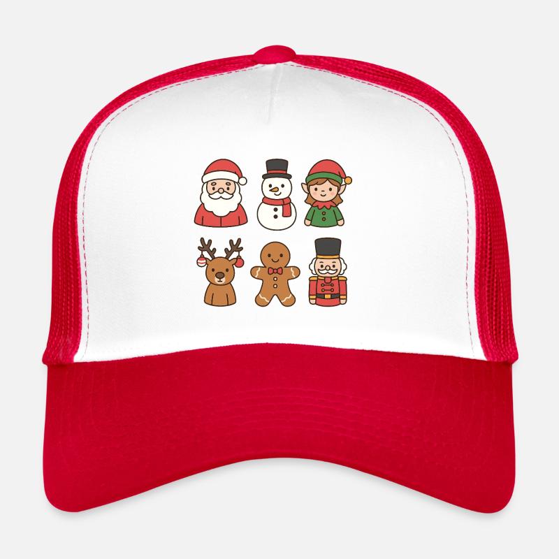 Verspielte Weihnachtscrew Trucker Cap