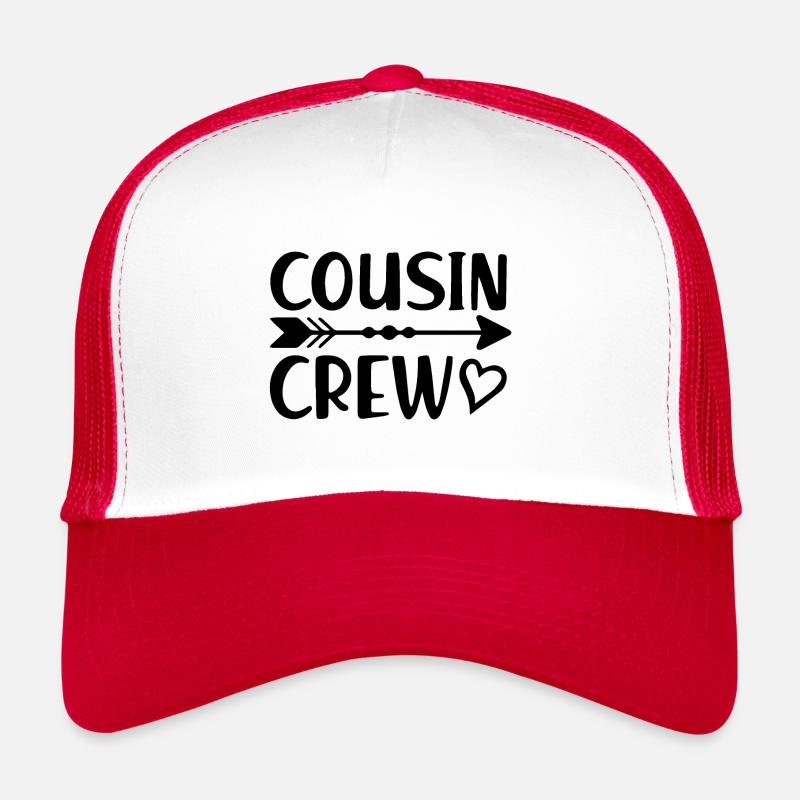 Cousin Crew Arrow Heart Best Cousin Squad Gift Trucker Cap