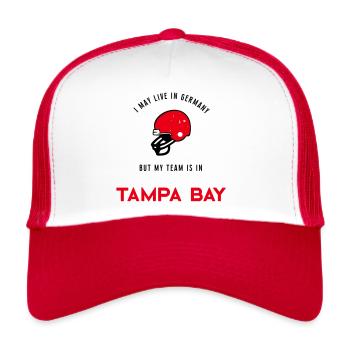 Tampa Bay - Trucker Cap - white/red - Front