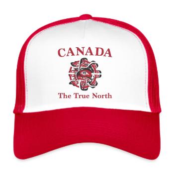 Canada - Haida Eagle - The True North - Trucker Cap - white/red - Front