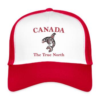 Canada - Haida Orca - The True North - Trucker Cap - white/red - Front