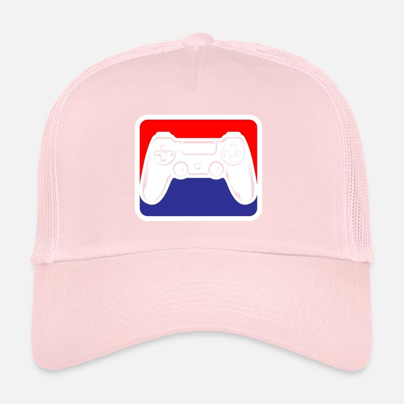 Logo de la manette de jeu | Les couleurs peuvent être changées Casquette trucker 