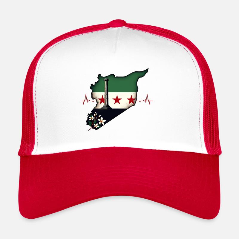 Drapeau Syrie - Centre de table Casquette trucker 