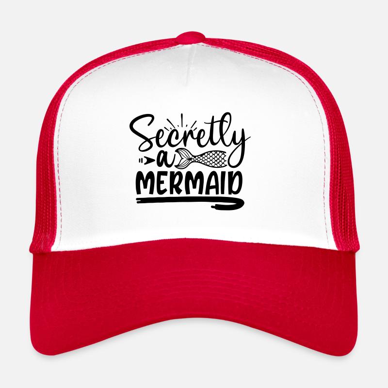 secretly a mermaid Trucker Cap