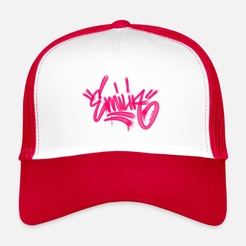 Emilia GraffitiT Shirt Trucker Cap