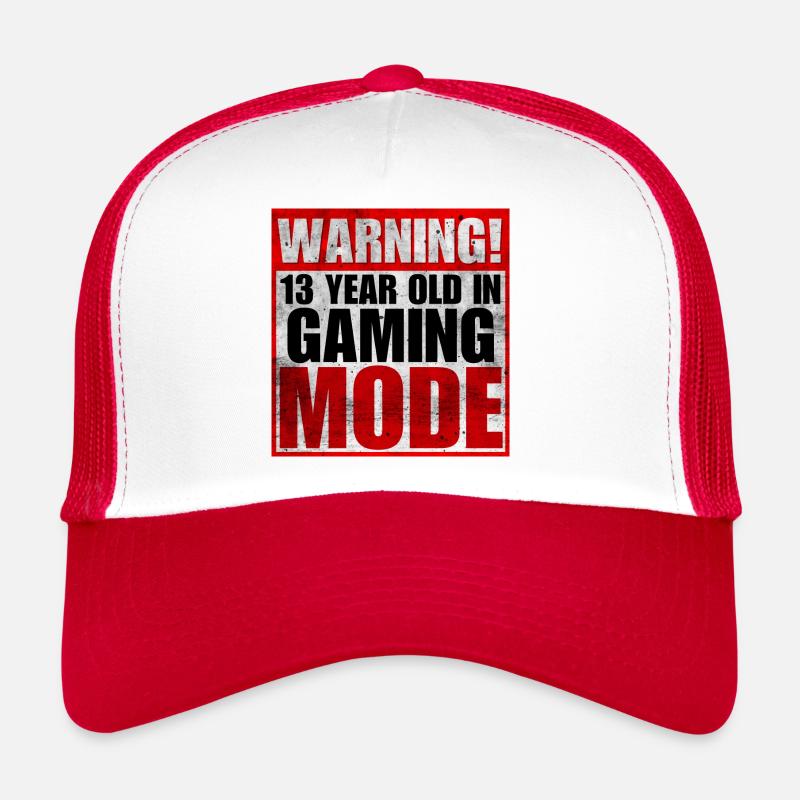 Game mode - Trucker Cap - white/red