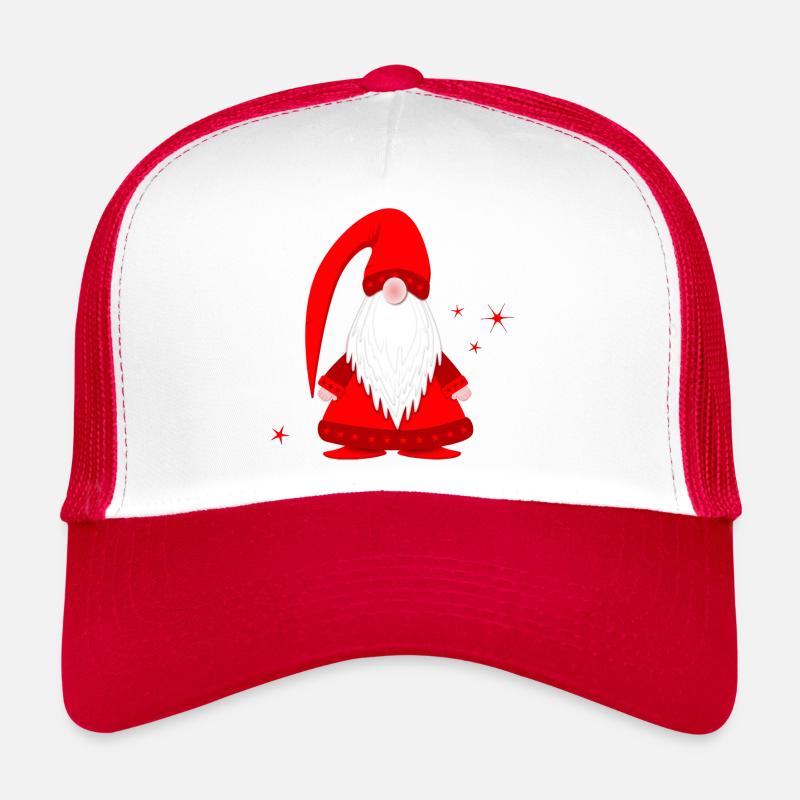 Elfes Elfes Gnome Cadeau Nain de Noël Casquette trucker 