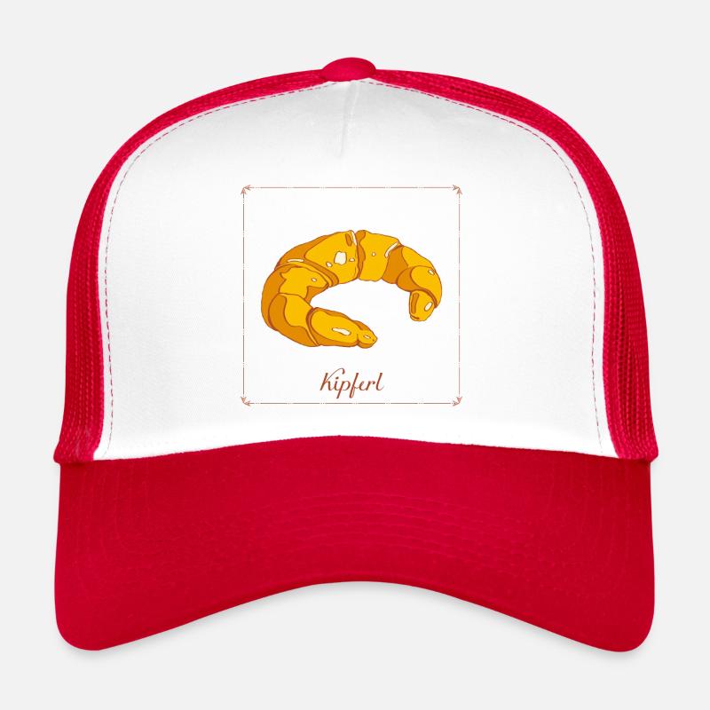 Croissants pour le petit-déjeuner croustillants, élégants et sucrés Casquette trucker 