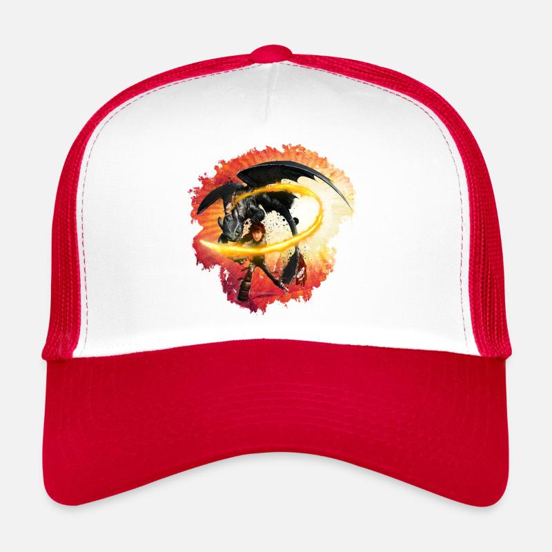 How To Train Your Dragon Hiccup With Toothless Trucker Cap