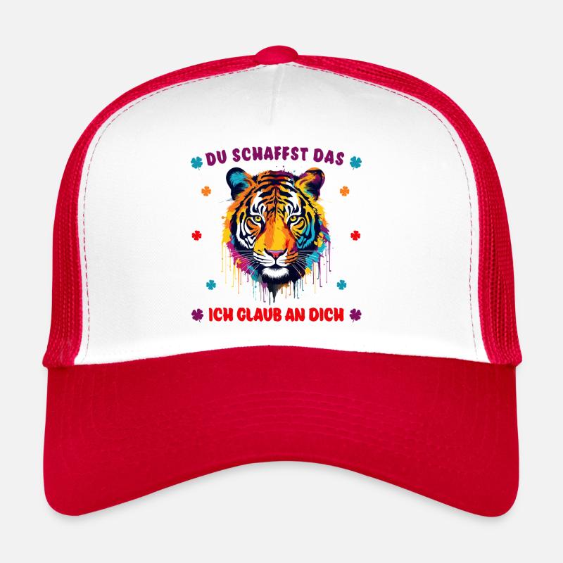Du schaffst das! Ich glaub an dich! Tigerstark Trucker Cap