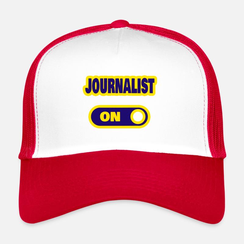 journalist Trucker Cap
