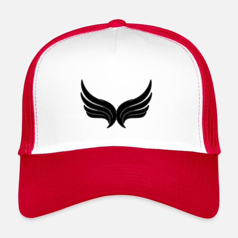 Black Eagles - Trucker Cap - white/red