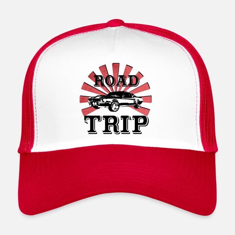 Road trip ! Cadeau idée de voiture Casquette trucker 