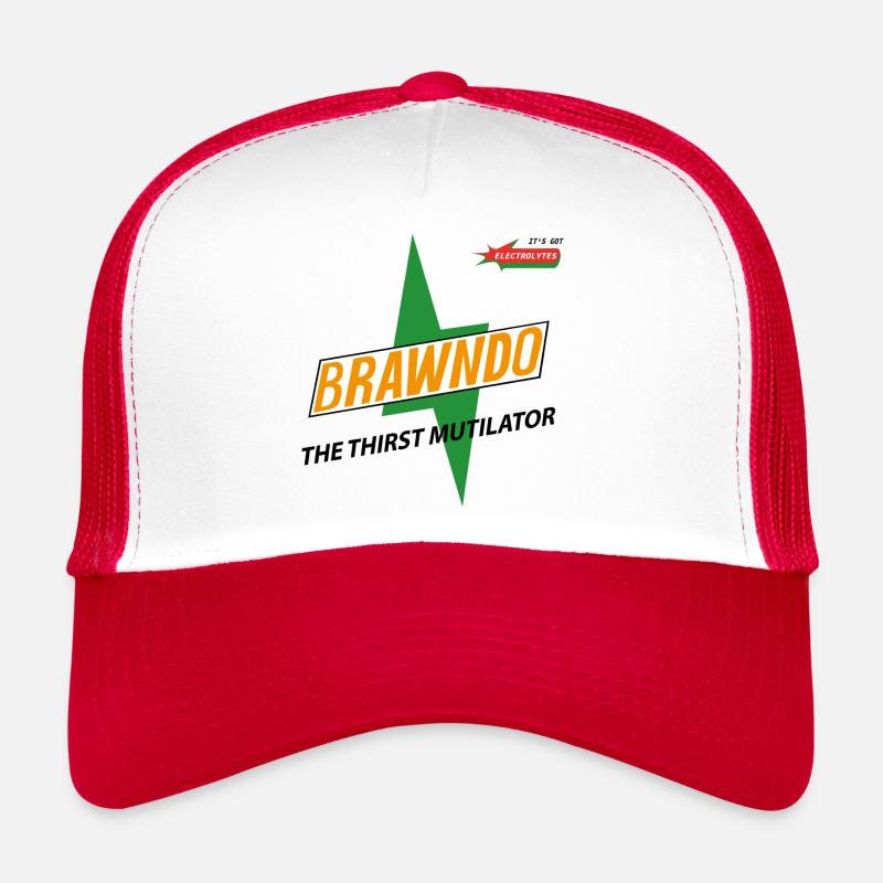Brawndo, the thirst mutilator - Trucker Cap - Weiß/Rot