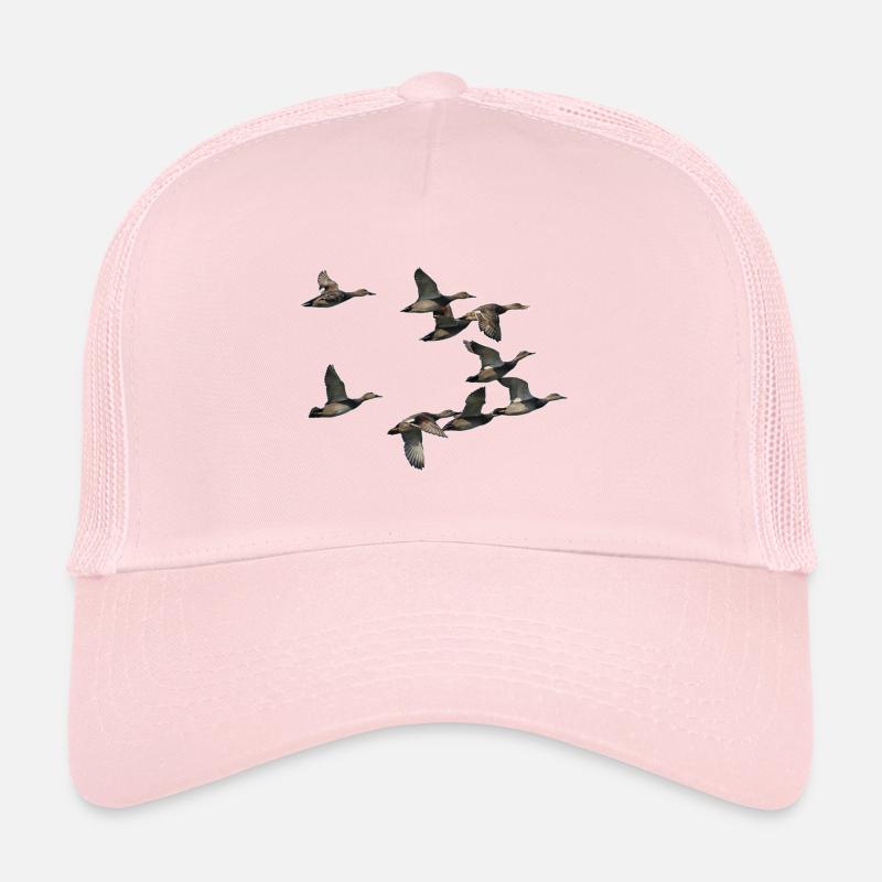 duck band flying Trucker Cap