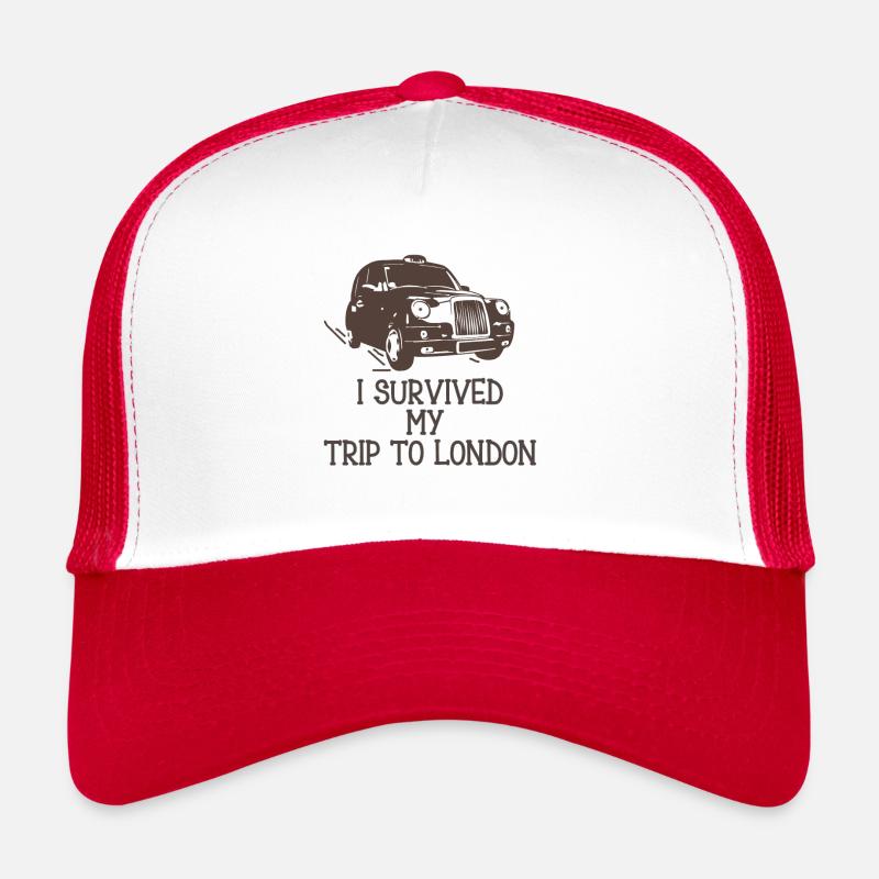 surviving the journey - Trucker Cap - white/red