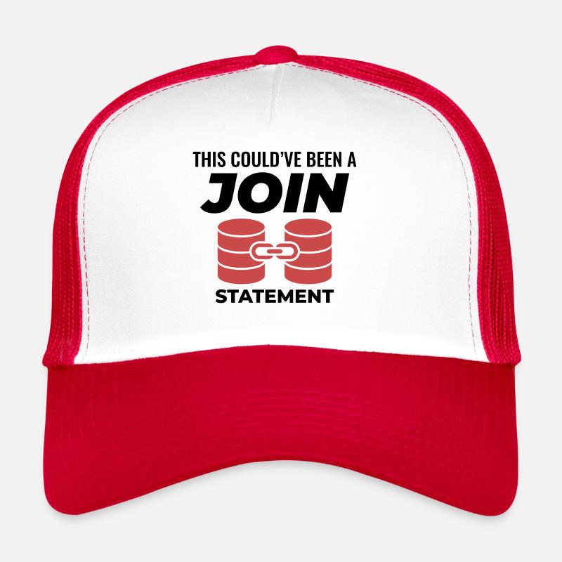 SQL Join Database Statement Programming Data Trucker Cap