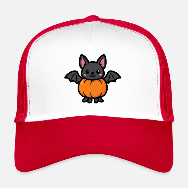 Batkin - Casquette trucker - blanc/rouge