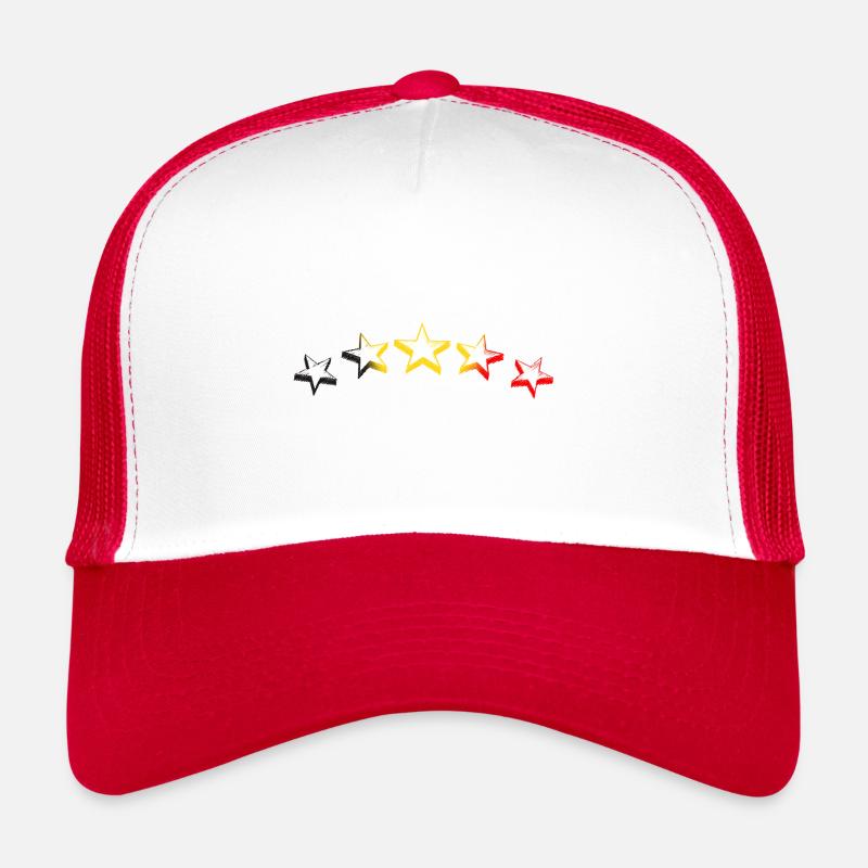 Stars Belgium - Trucker Cap - white/red
