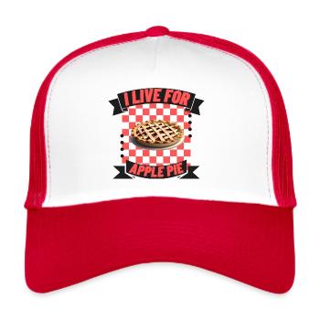 Like red apple pie - Trucker Cap - white/red - Front