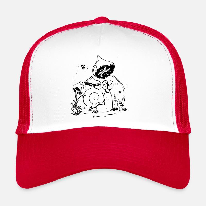 Psy snail black Trucker Cap