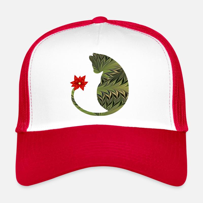 chat avec fleur e 101 Casquette trucker 