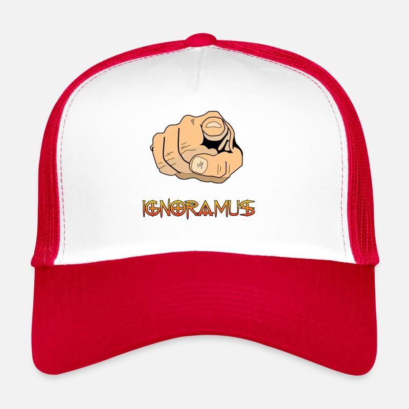 Funny Funny Funny Funny Funny Funny Funny - Trucker Cap - white/red