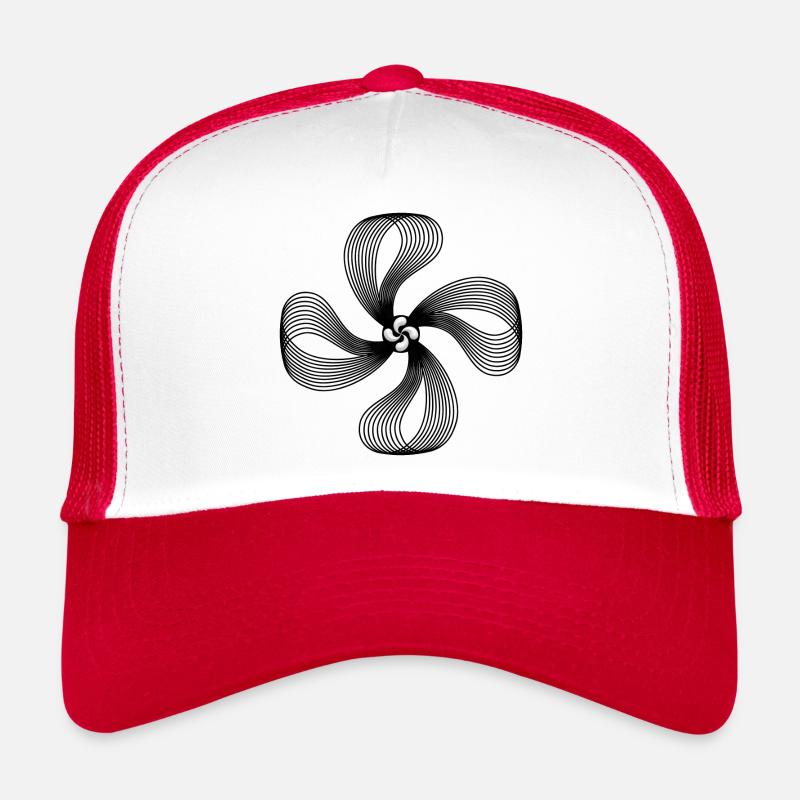 Symbole du Pays Basque - Lauburu Casquette trucker 