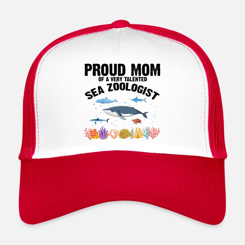 Fière Maman Ichtyologiste Biologiste Marine Océan Mer Casquette trucker 