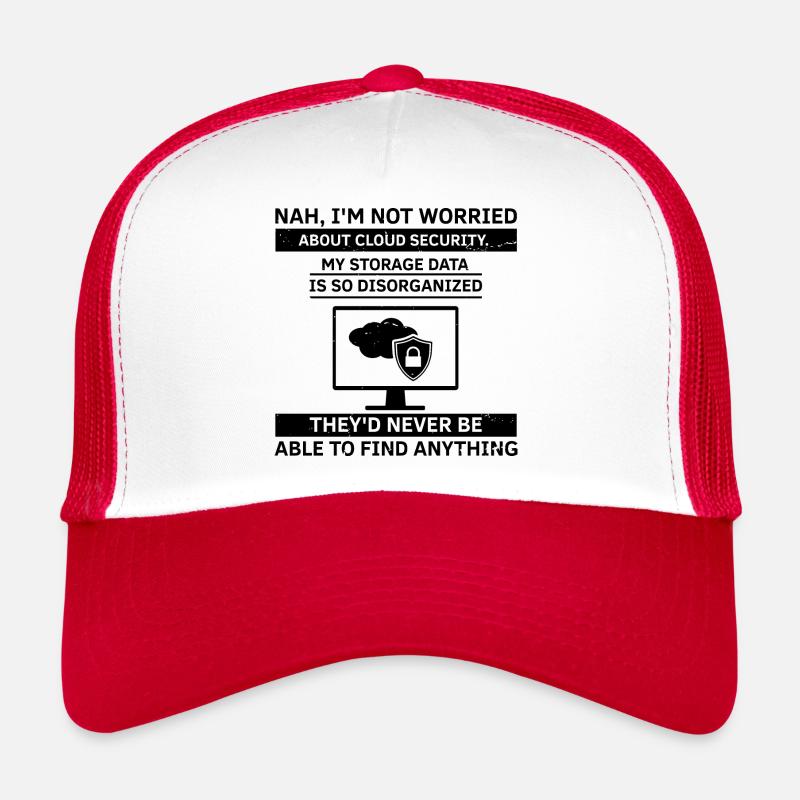 Conception de cybersécurité pour la sécurité informatique et les pirates informatiques Casquette trucker 