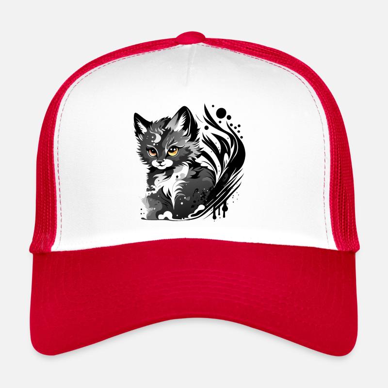 naughty kitten Trucker Cap