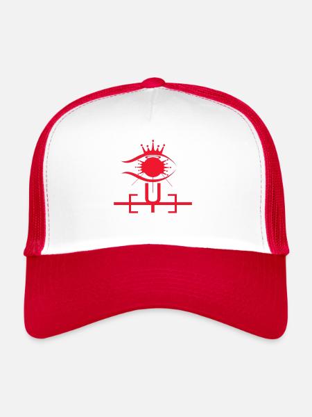 The Fyah - Trucker Cap - white/red - Front