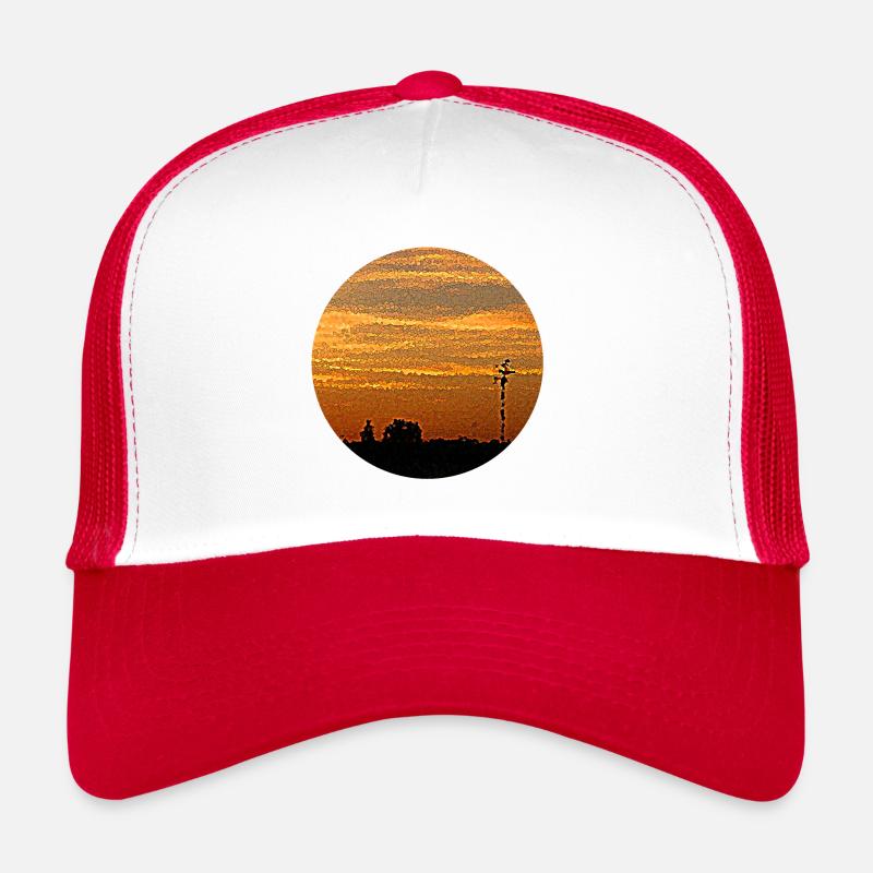 Le ciel d'or en été Casquette trucker 
