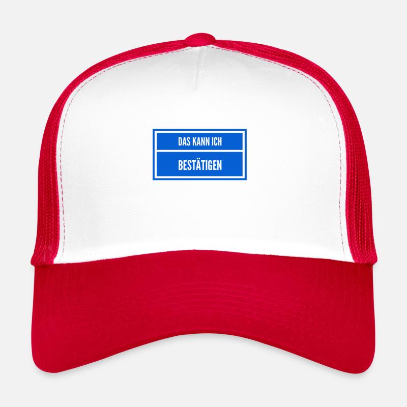 da bin ich mir unsicher Trucker Cap