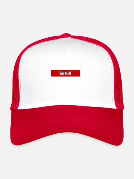 ein einziger Traum - Trucker Cap - Weiß/Rot - Vorne