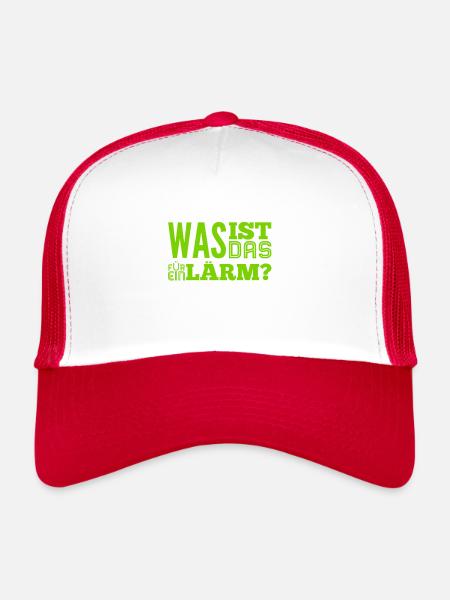 so ein Krach - Trucker Cap - Weiß/Rot - Vorne