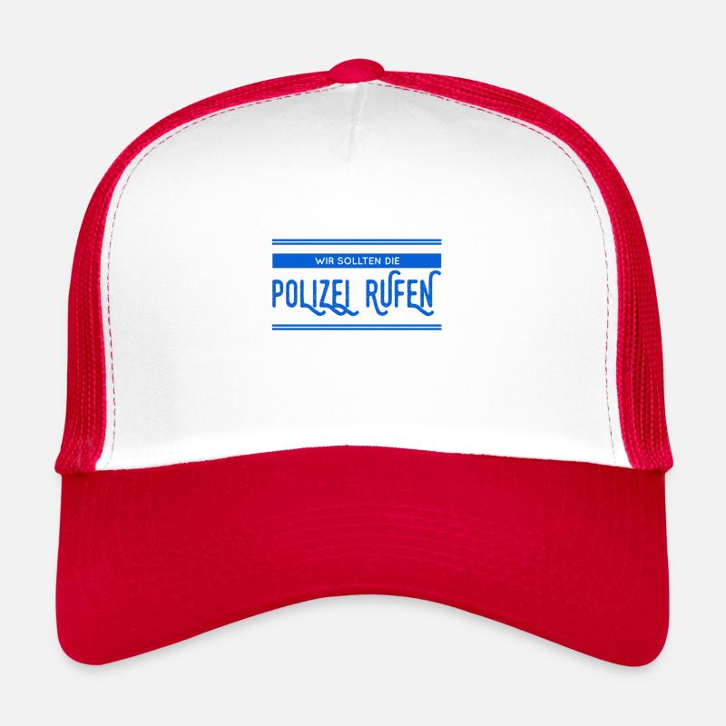 wählen wir die 110 - Trucker Cap - Weiß/Rot