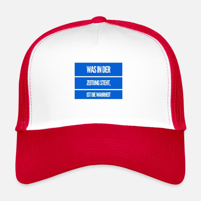 die Zeitung mag die Wahrheit Trucker Cap
