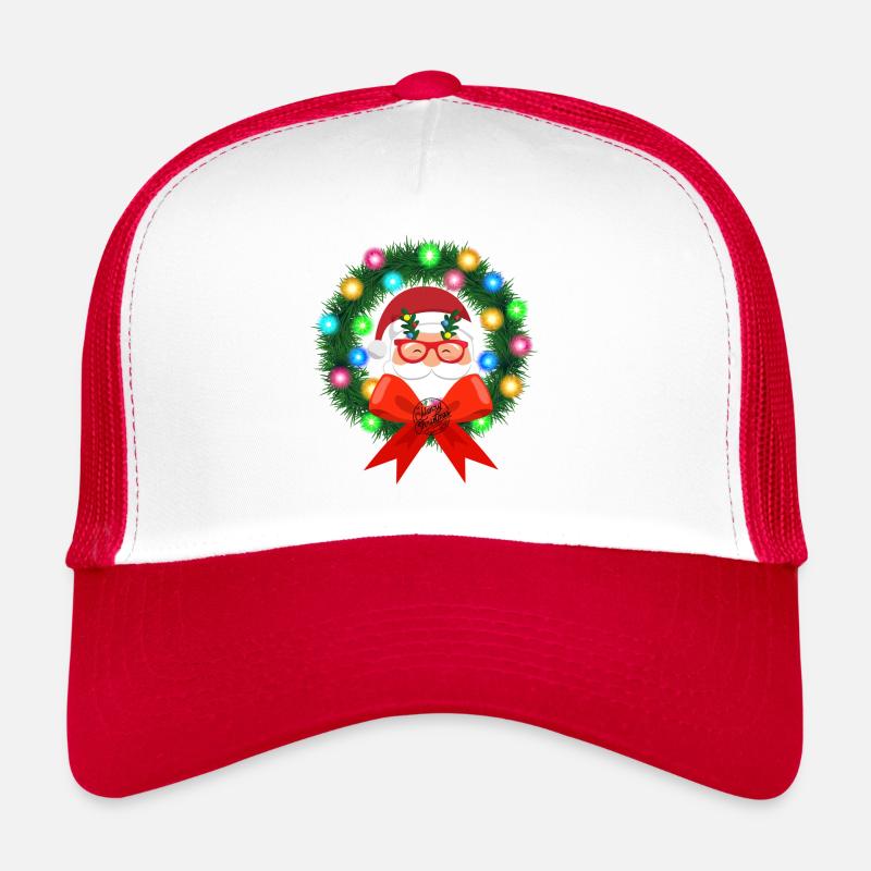 Weihnachtsmann im Kranz Trucker Cap
