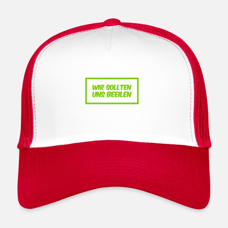ich beeile mich Trucker Cap