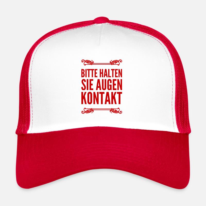 halten sie Augenkontakt Trucker Cap