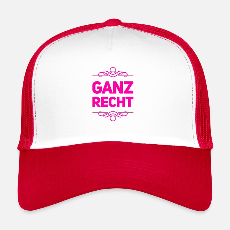 das ist wahr - Trucker Cap - Weiß/Rot