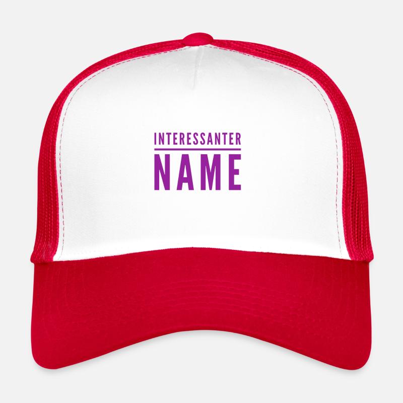 interessanter Name Trucker Cap